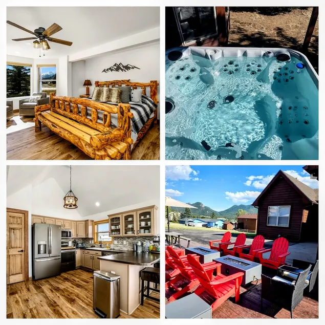 Spacious Family Getaway, King Beds, Hot Tub, RMNP - Image 1