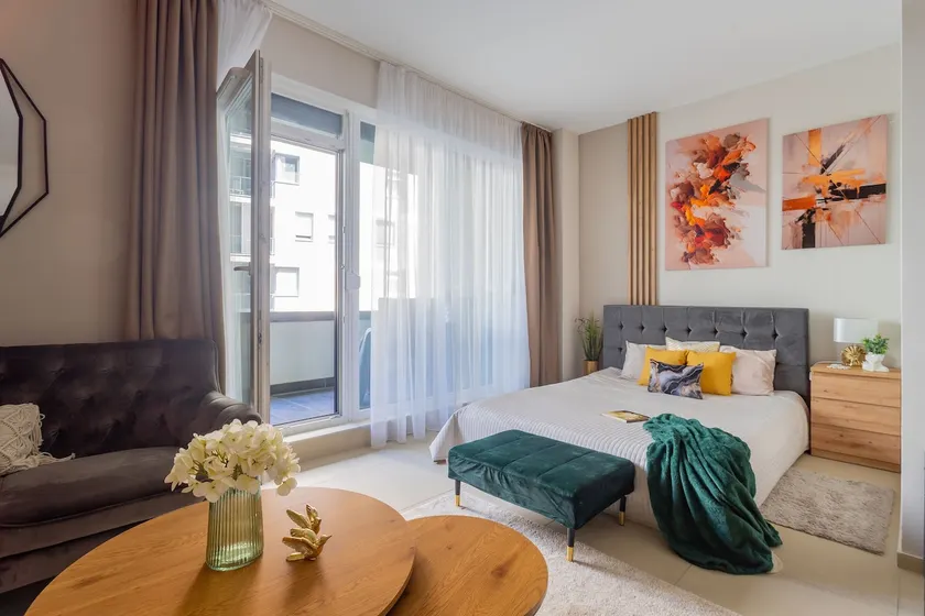 New studio apartment, close to sandy Beach - Image 1