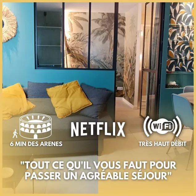 Beautiful apartment 6 min walk from Nimes center - Image 1