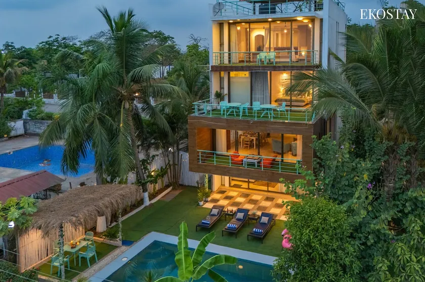 Luxurious Sea Facing 4BHK Pool Villa| Ekostay Gold - Image 1