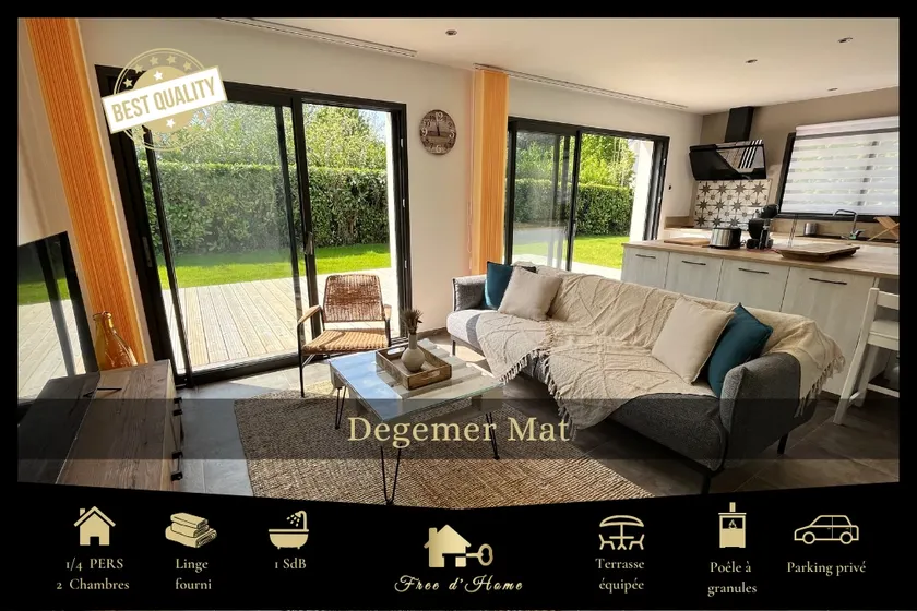 DEGEMER MAT ! 4* Cosy, Moderne, à 8 min des plages. - Image 1