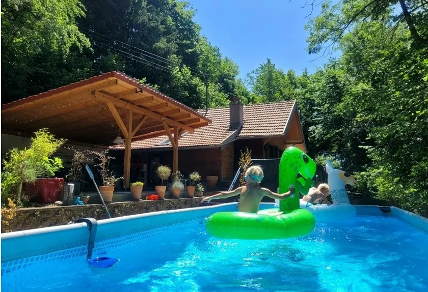 Cabin with playground for family vacation - Image 1