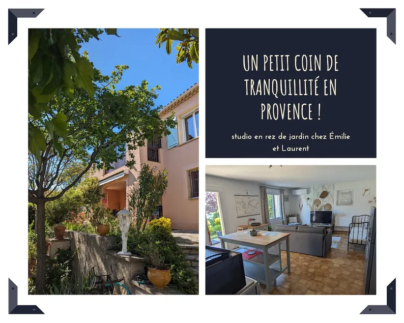 Large studio in a family home in Provence - Image 1