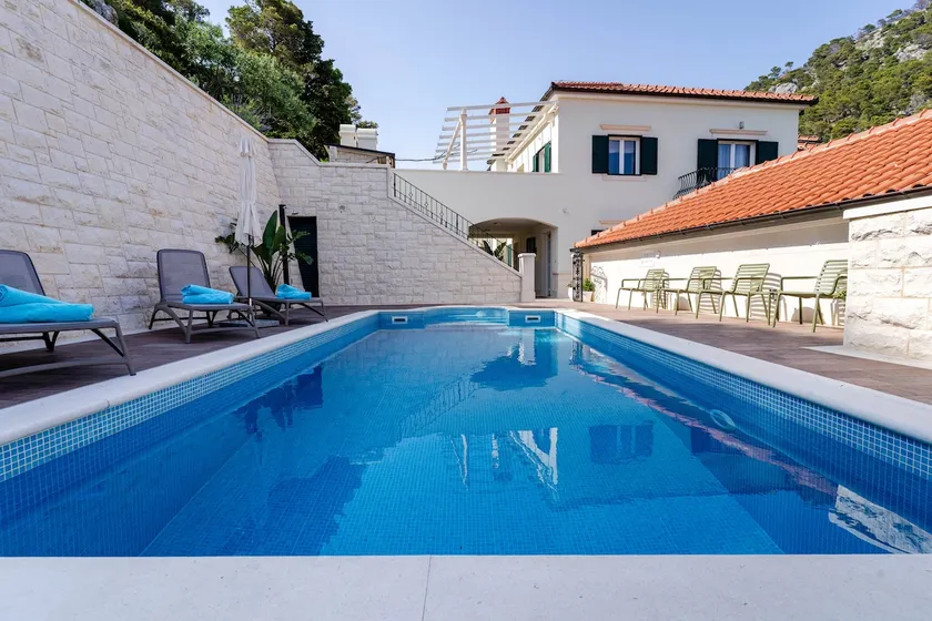 Villa Kogo lägenhet 9 med en pool, Hvar centrum - Image 1