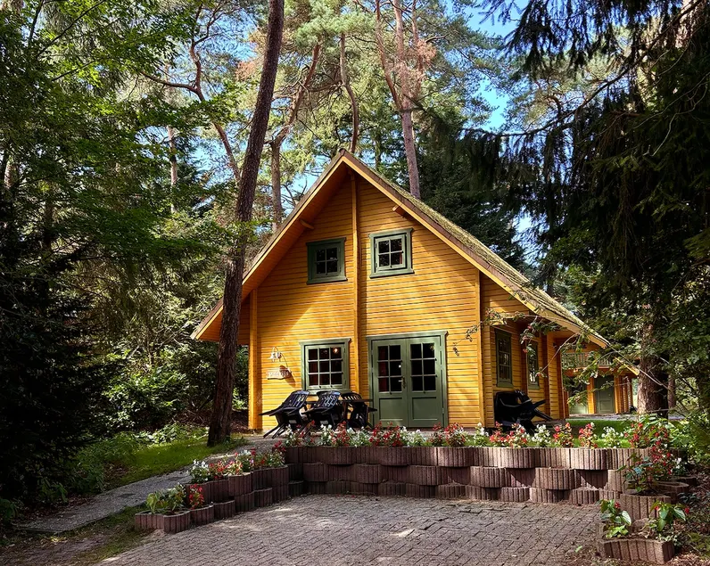Beautiful family home in forest with private parking space - Image 1