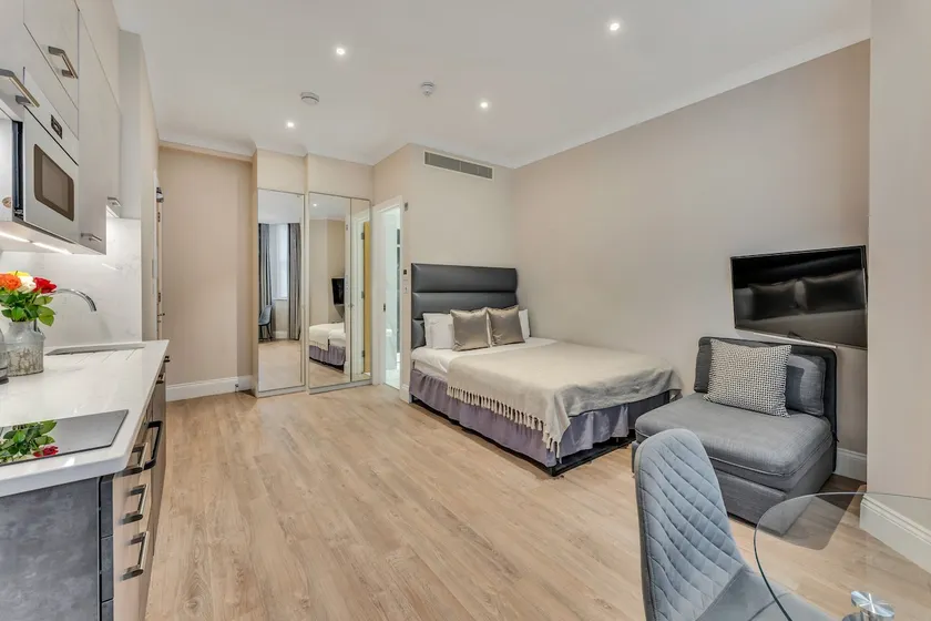 Chic Family Studio Flat with A/C, Chelsea - Image 1