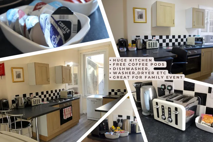 Beach & City Access Flat 2 Floors, Full Kitchen near train 7mins - Image 1
