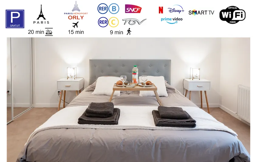 All comforts in Massy - Parking / TGV and RER B&C - Image 1
