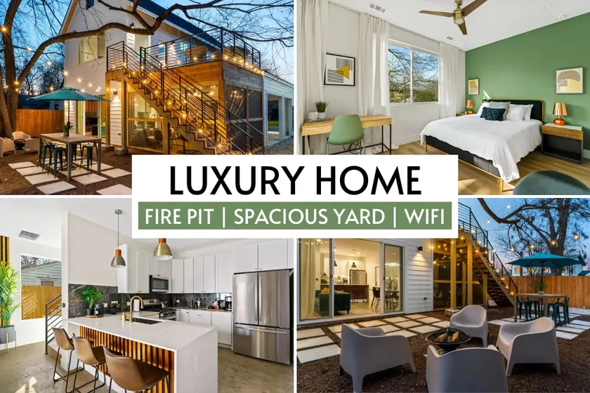 Luxury East Austin Stay, Loft Deck, 4 ensuite Bath - Image 1