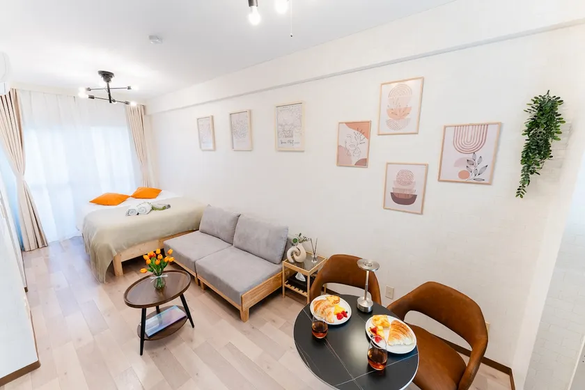 Nice Studio | 7 minutes to Ebisu on the Yamanote Line | 3 minutes to Shibuya | 12-hour check-in | High-speed WiFi | Washing machine with dryer - Image 1