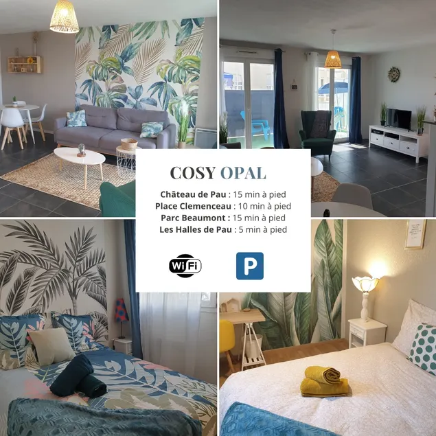 Cozy Opal - 2-bedroom apartment - Terrace & Free Parking - Image 1