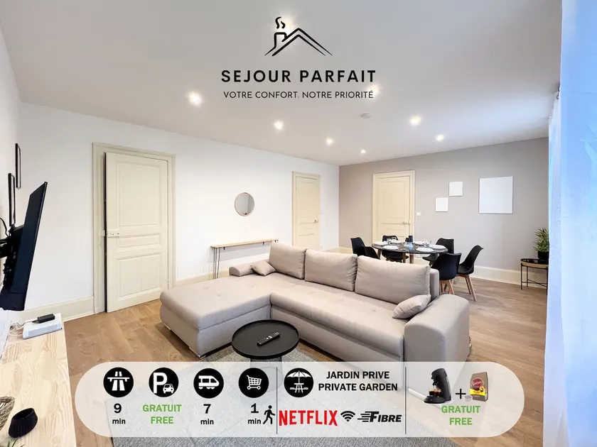 Le Jaurès Aparthotel - Private Garden & Netflix - Image 1