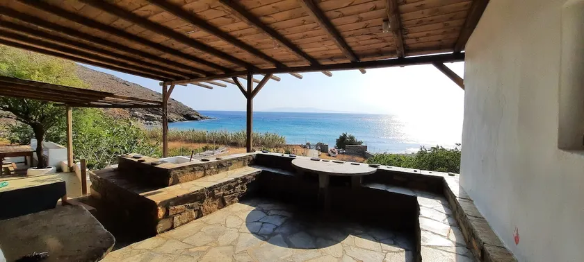 2 Seafront studios Agios Petros beach view - Tinos - Image 1