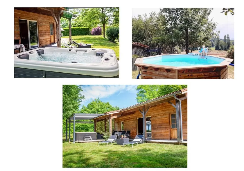 September - Swimming Pool - 34° Hot Tub - Air conditioning - Quiet chalet - Image 1