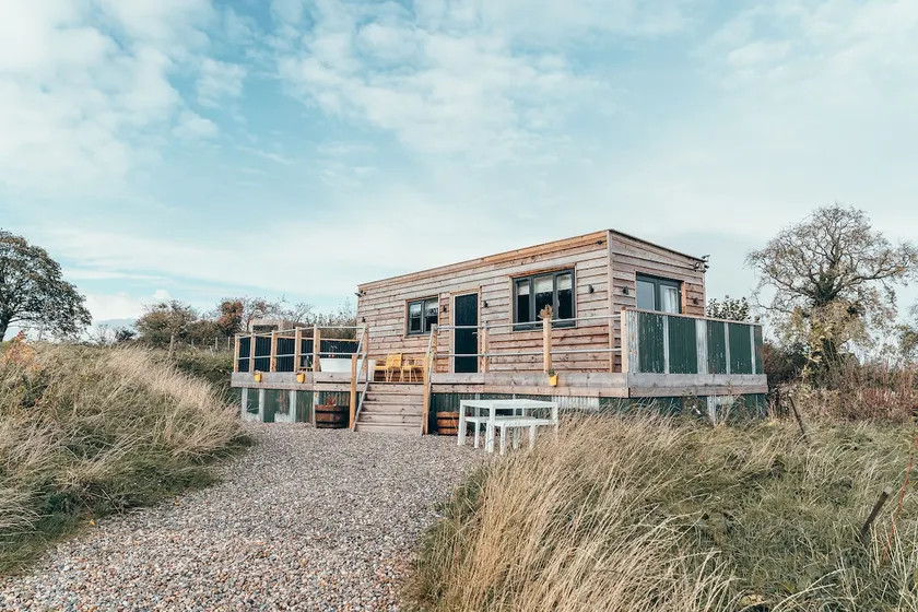 Wonder Wagon at Trelan Farm ~ with outdoor bath - Image 1