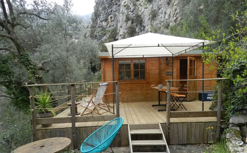 cottage among olive trees with mountain view - Image 1