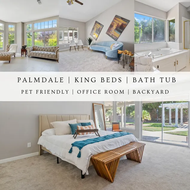 Stylish & Bright ~ Huge Backyard ~ King Beds ~ Pkg - Image 1