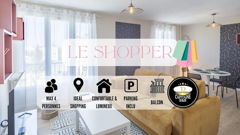 Le Shopper - Comfortable and Bright - Parking - Image 1