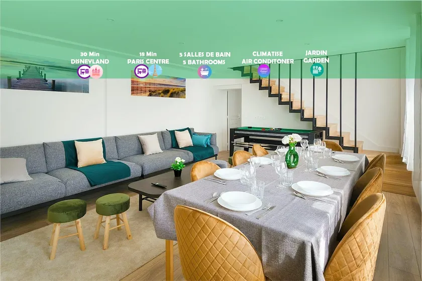 House with garden for 10 people near Paris & Disneyland Paris - Image 1