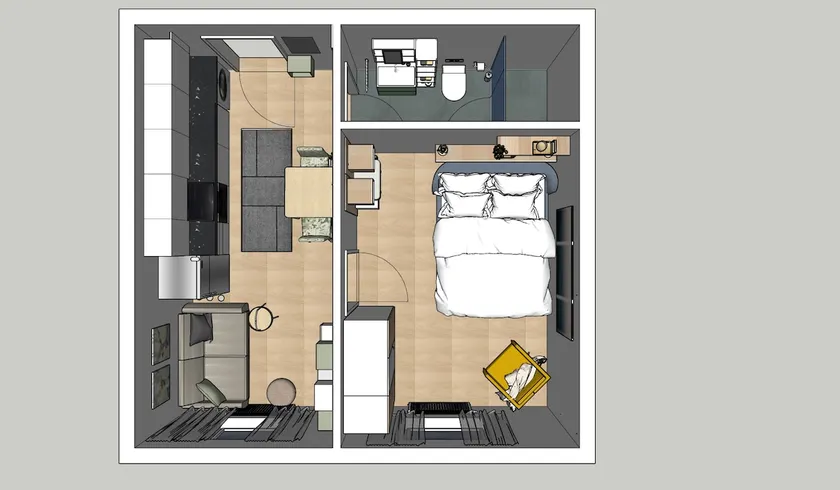 Studio Angelina im 3 OG 30 m² - Image 1