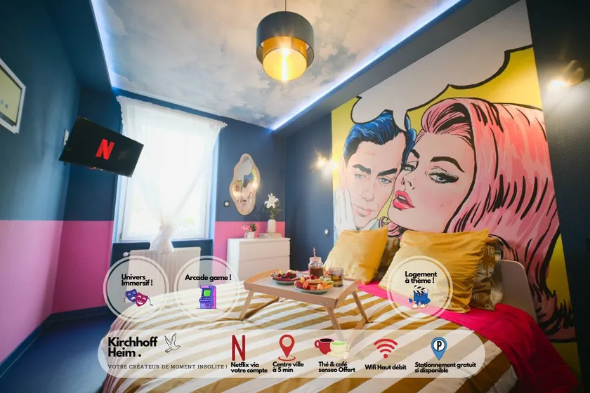 Popart Insolite Jacuzzi,Sauna & SPA Parking free - Image 1