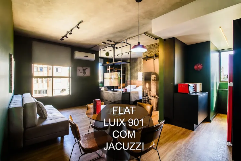 Luix Londrina Flat 901, 43m2 with Jacuzzi - Image 1