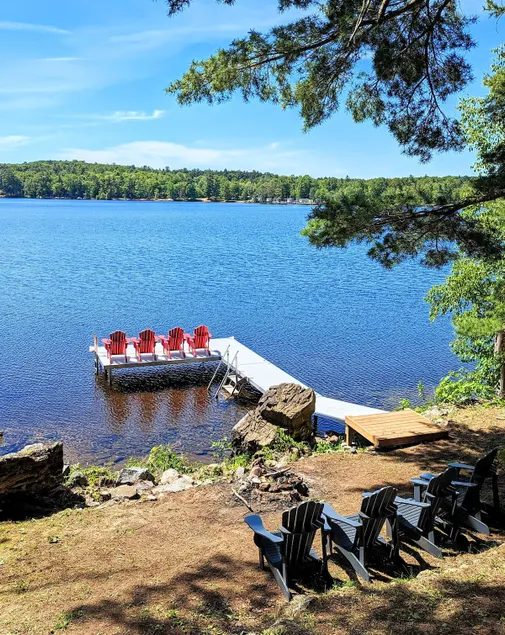 Waterfront sunsets & fires at Marble Point Cottage - Image 1