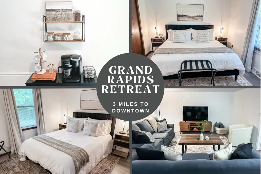 GR Modern 2BR Retreat - 3 Miles to Downtown - Image 1