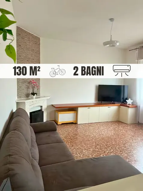 130 m²- 2 bathrooms -free park &bikes - A/C - Image 1