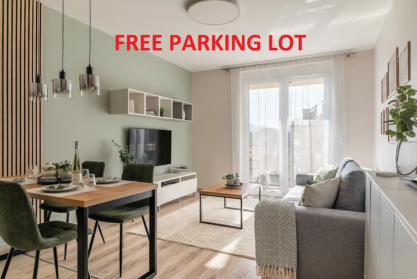 Danube luxury apartment, parking lot, balcony - Image 1