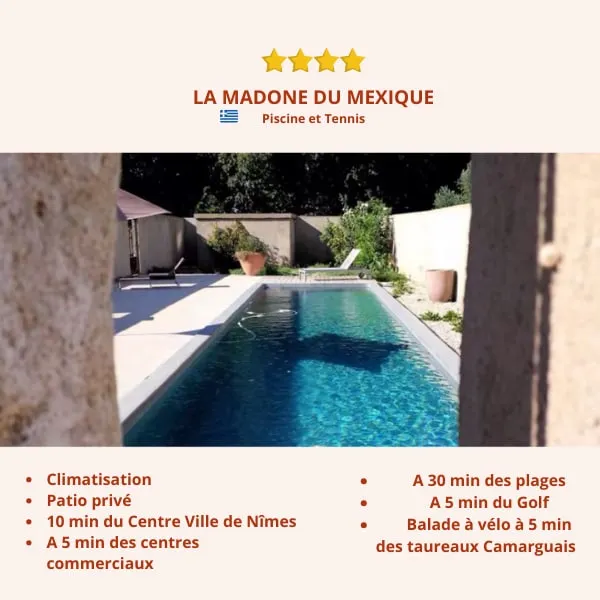 The Madonna of Mexico, swimming pool, tennis, parking - Image 1