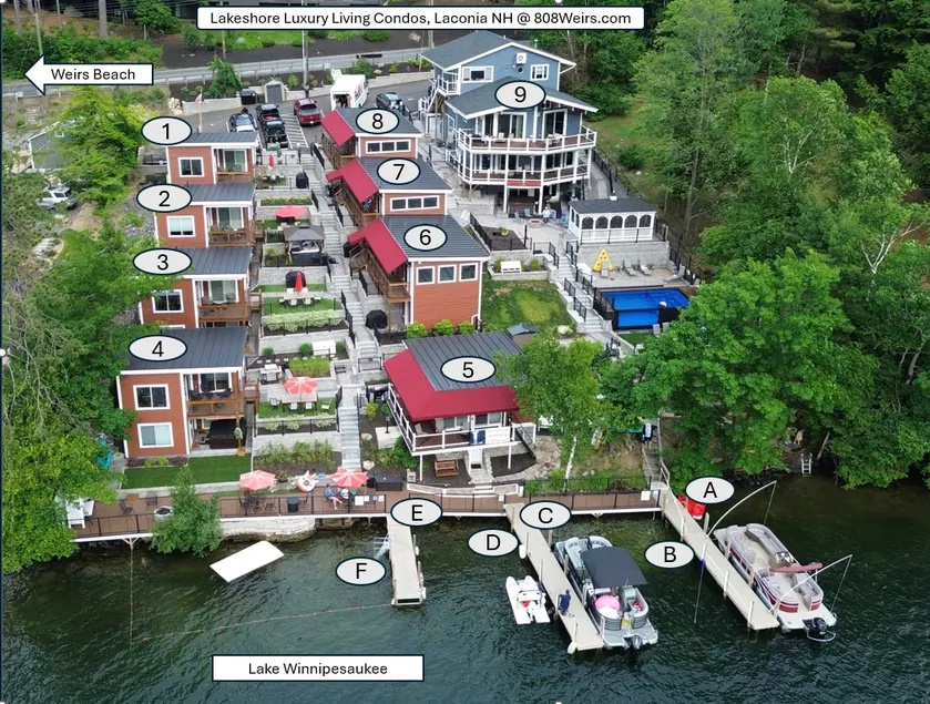 Winnipesaukee Lakefront Luxury unit #8 w Hot tub - Image 1