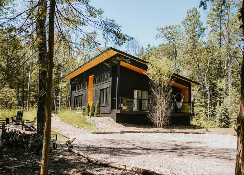 Modern Scandinavian Cabin in the Woods Lion's Head - Image 1