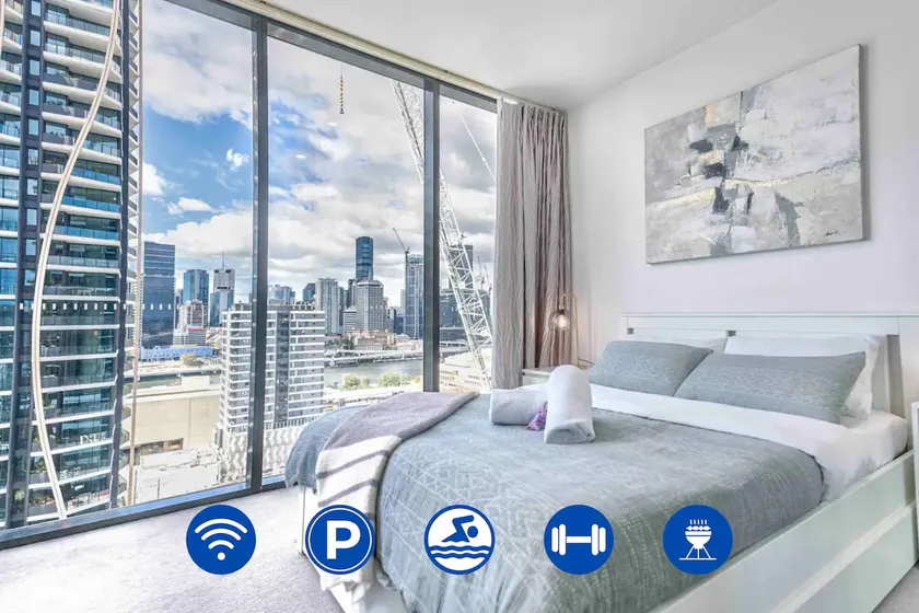 Great City RiverView/Top Location/HighFloor/Free P - Image 1