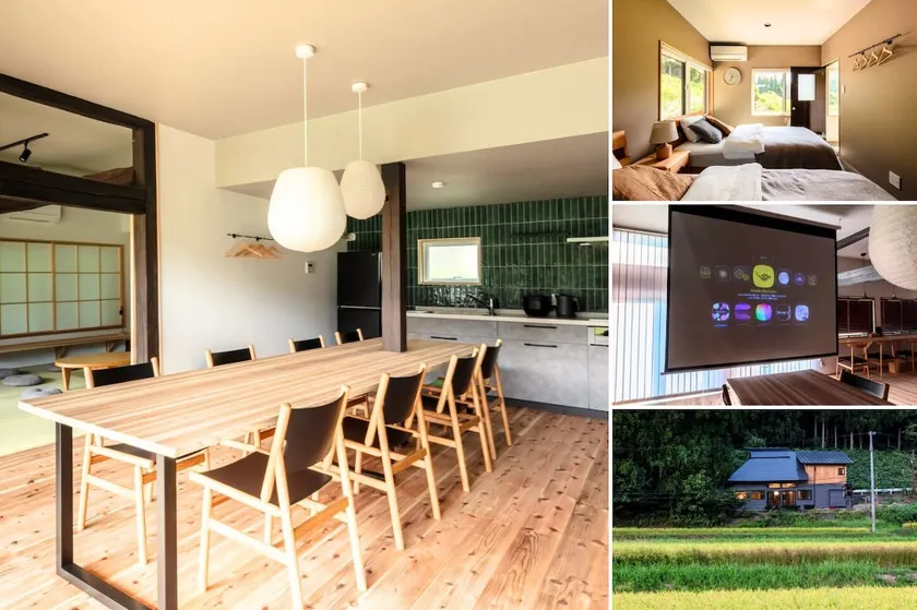 Free tickets to hot springs included! A Relaxing Space Amid Lush Nature and Rural Scenery / Up to 12 Guests / BBQ Available [Oku-Aga Shichinan Rakura] - Image 1