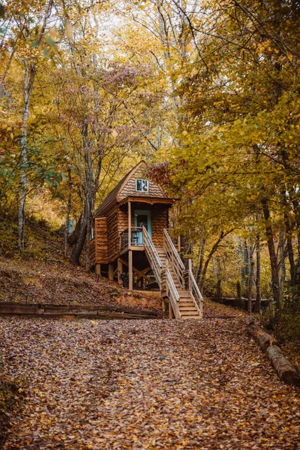Tiny Cabin with outdoor kitchen and fire pit - Image 1