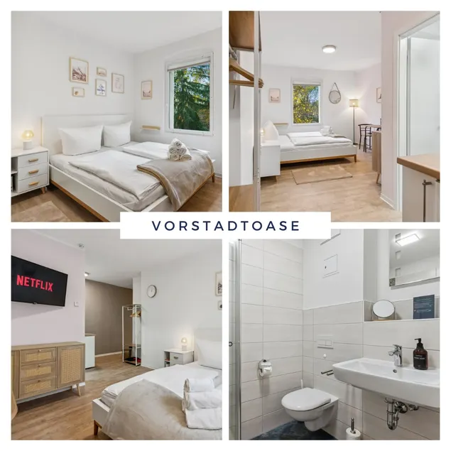 Suburban oasis for 2 - near BER, Netflix, parking - Image 1