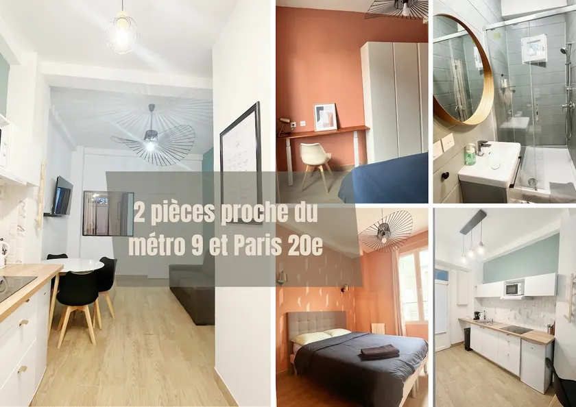 #0 2 rooms close to Robespierre and Paris20 metro stations - Image 1