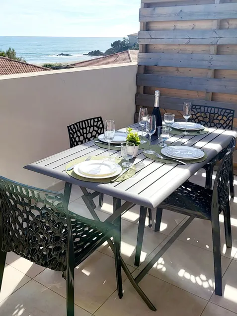 Córcega: apartamento en residencia *** 6 personas - piscina a 100m de la playa - Image 1