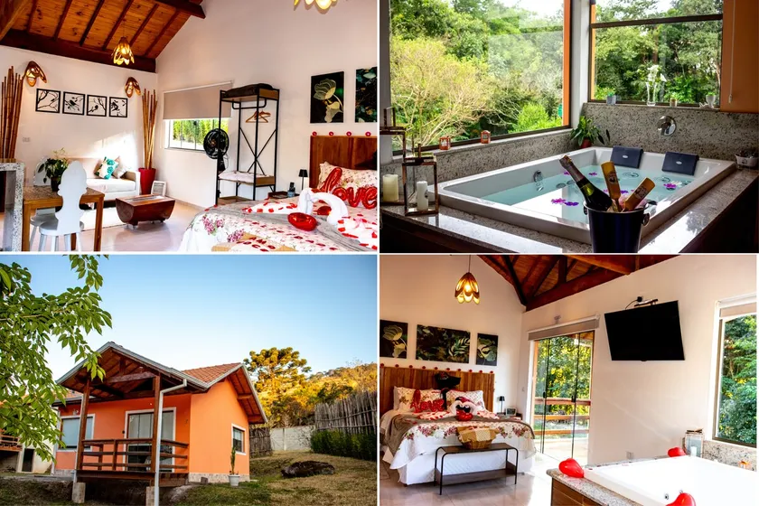 Chalet 2 with Jacuzzi Hydro and Fireplace - Image 1