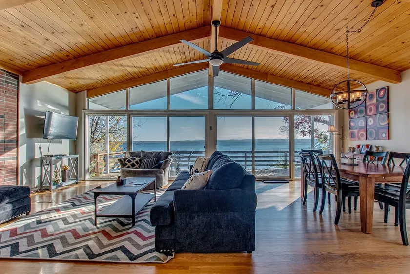 Spacious Lakefront Escape w/ Beach, Stocked Kitchen, Near Wineries & Views! - Image 1