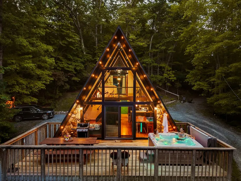 Chic A-Frame near Boone, Dogs Welcome - Image 1