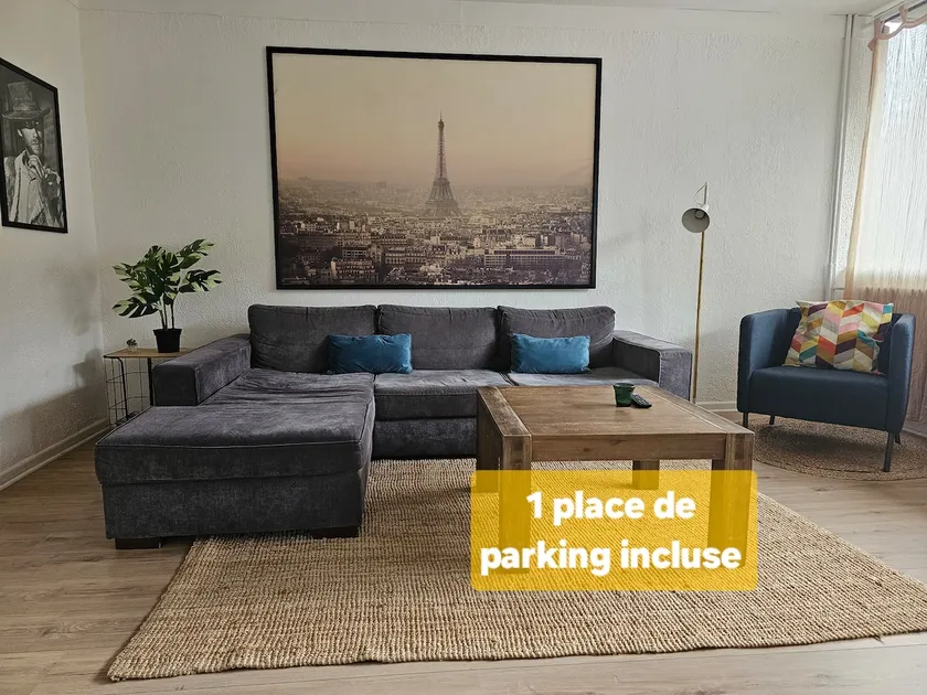 Spacious F3 near Cité du Design + parking space - Image 1