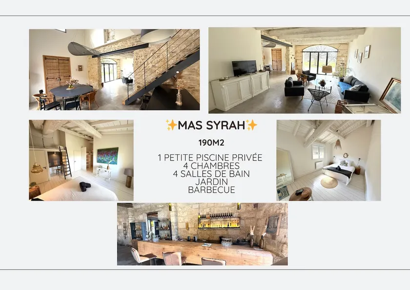 Mas Syrah • 190m² • Private pool • 9 guests - Image 1