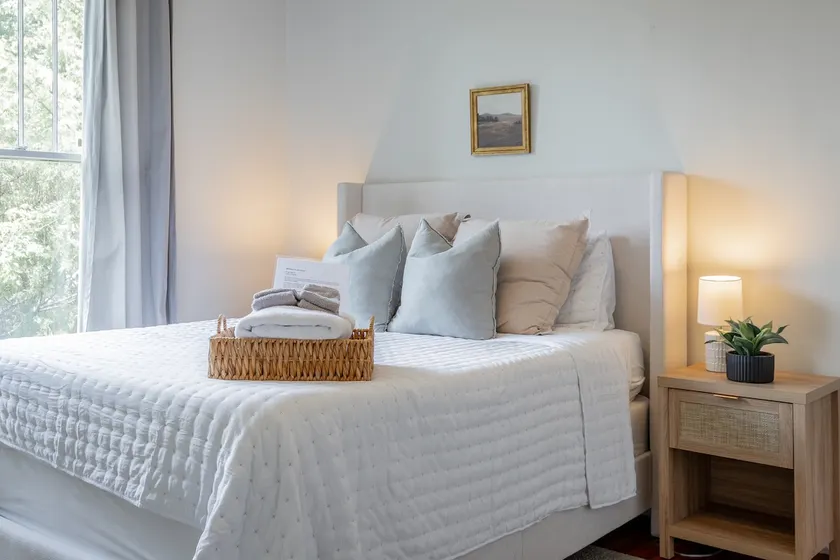 Cozy Blue Bungalow - Walk to Dining & Trails | A - Image 1