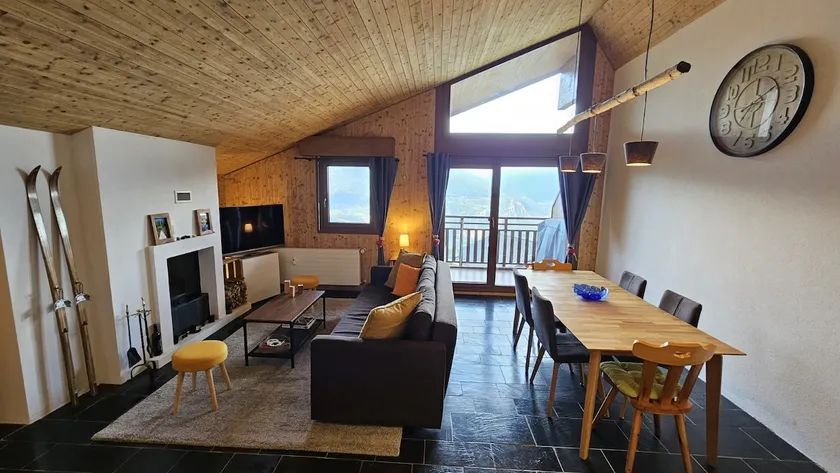Splendid 3-room apartment in Anzère with breathtaking view - Image 1