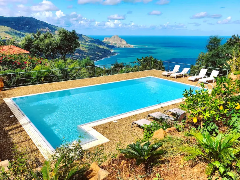cefalù nest pool house terrace sea view - Image 1