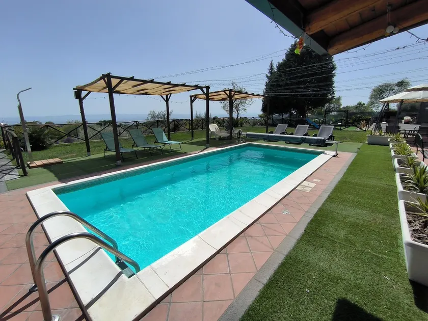 VILLA EGLE BELPASSO, garden with swimming pool near Etna and Etnaland - Image 1