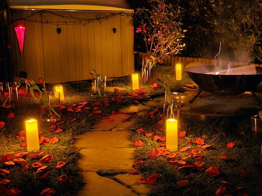 Romantic love room with garden and private jacuzzi - Image 1