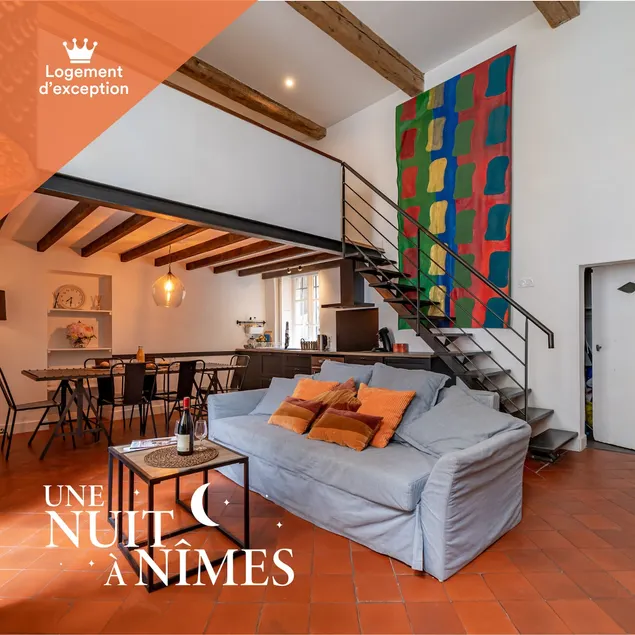 🏛️ Loft at the Maison Carrée – 2/4 people – ⭐⭐⭐ - Image 1